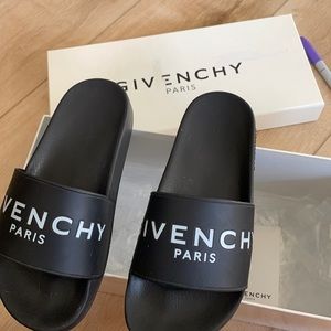 givenchy logo slides